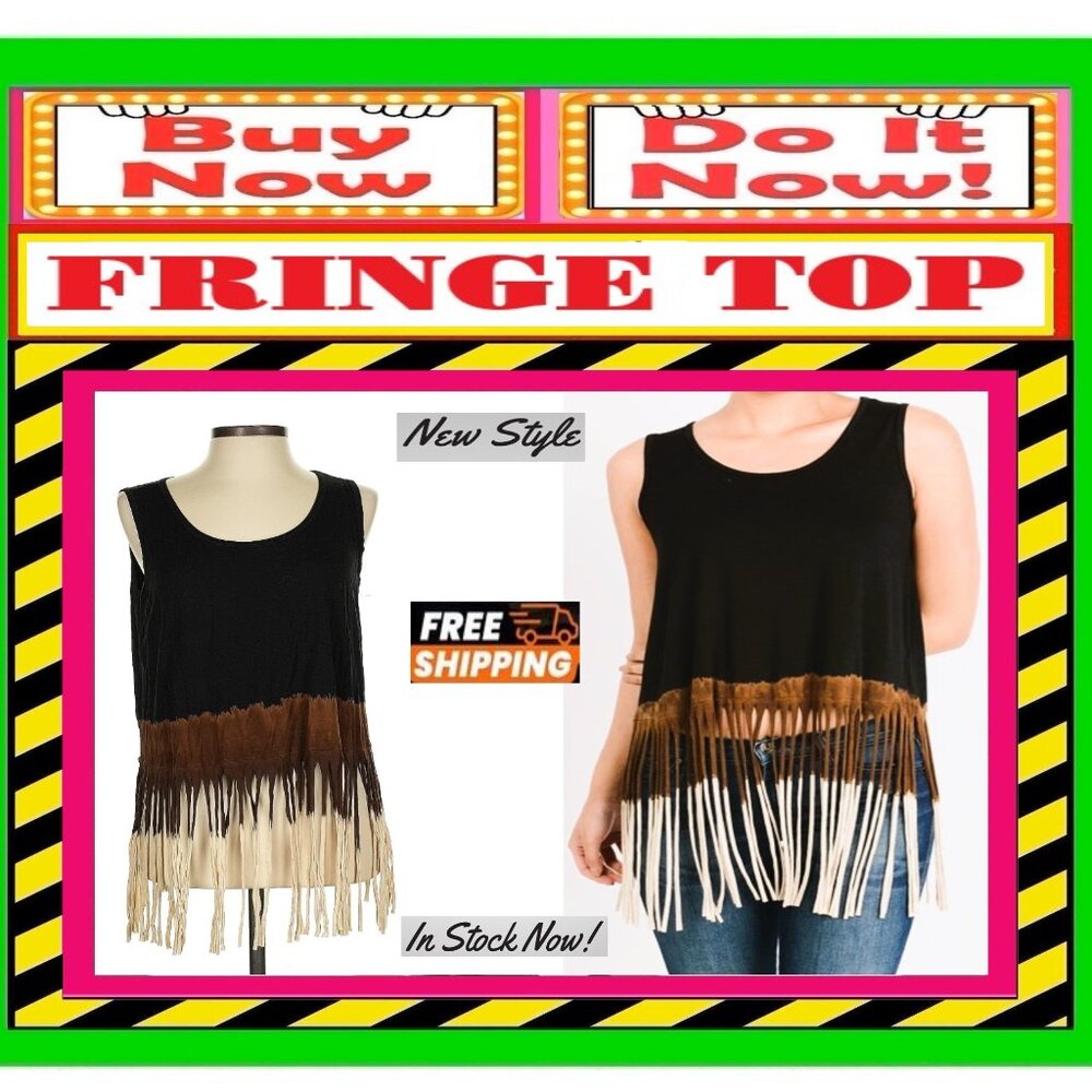 ✅🚨🆕🔴🌸S🌸A🌸L🌸E🌸❗🌠🔴#️⃣1️⃣📢BULLY Unisex FRINGE Trim TOP🟢💸BUY NOW❗📲💸🟢